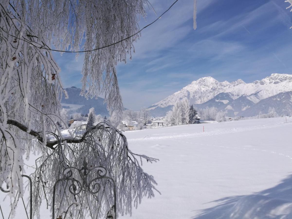 Loftwohnung Mit Bergblick Saalfelden Exterior foto